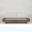 【YOHO 山茶花家具】藤椅沙發-平台扶手設計ASE1-3BA(天然材質三人沙發)