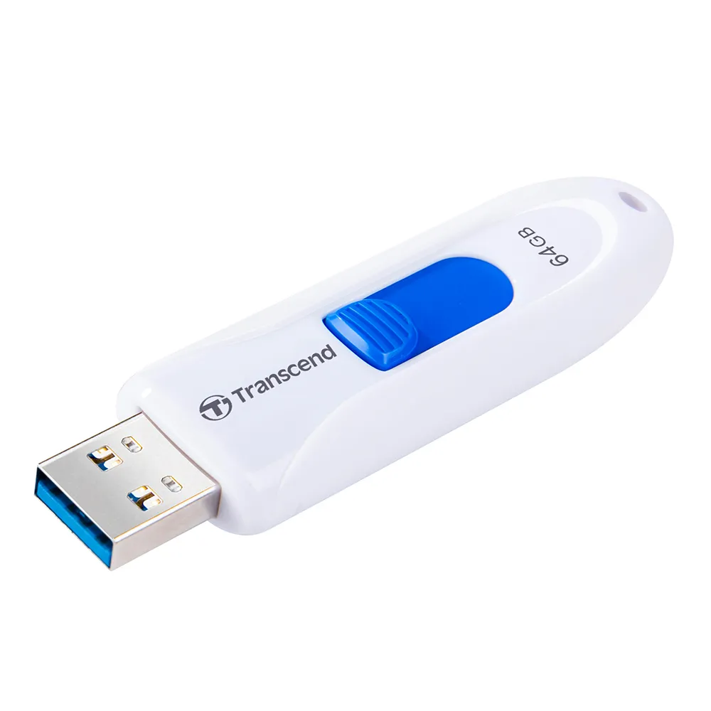 【Transcend 創見】JetFlash790 USB3.1 64GB 隨身碟-典雅白(TS64GJF790W 新舊包裝隨機出貨)