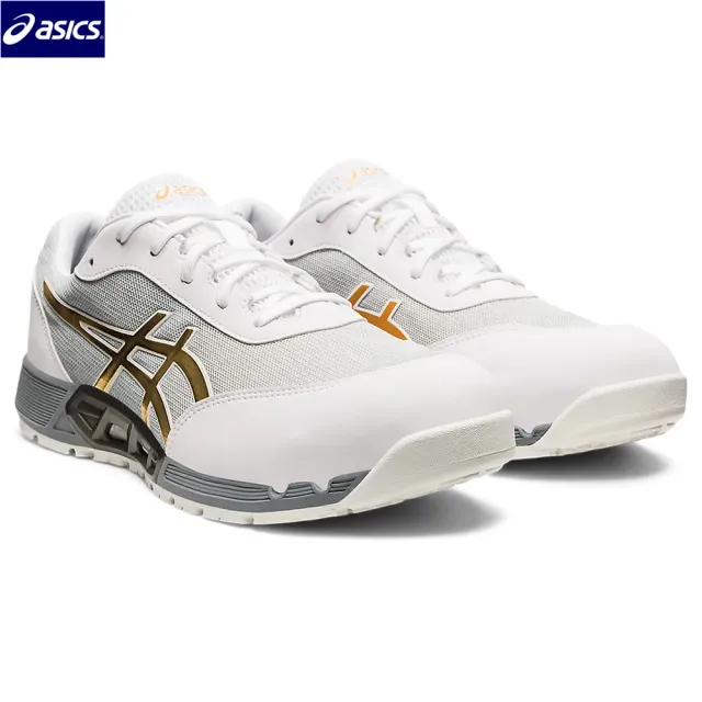 【asics 亞瑟士】1271A045-101(通風 WINJOB CP212 AC 耐油 耐滑 透氣 防護鞋)