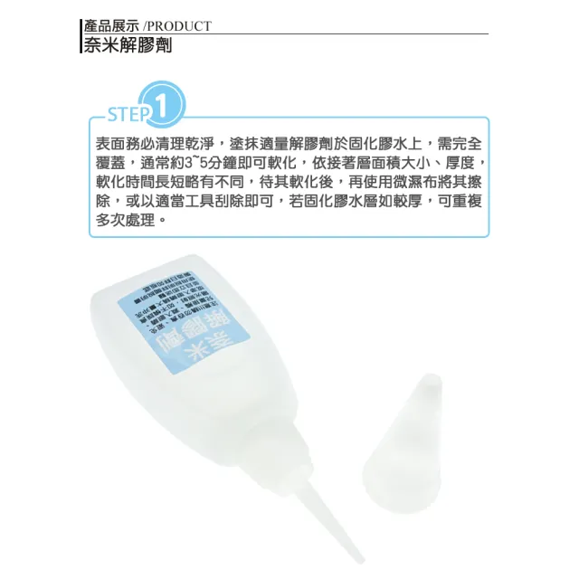【鞋博士嚴選鞋材】除膠水解膠劑除膠劑(去除瞬間膠快乾膠奈米膠三秒膠固化白痕)