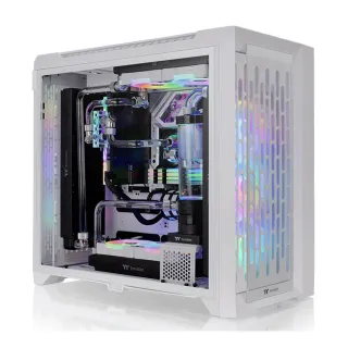 【Thermaltake 曜越】CTE C750 TG ARGB雪白版 高直立式機殼(CA-1X6-00F6WN-01)