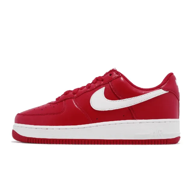 NIKE 耐吉】Air Force 1 Low 07 Retro QS 男鞋女鞋紅白AF1 休閒鞋