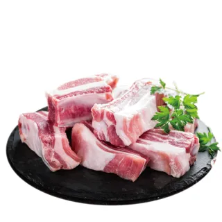 【約克街肉鋪】台灣帶骨梅花豬小排10包(200g±10%/包)