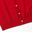 【OUWEY 歐薇】浪漫桃心領造型排釦針織上衣(兩色；S-L；3232195001)