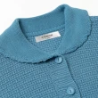 【OUWEY 歐薇】日系圓角領短版粗針織外套(藍色；S-L；3231195201)