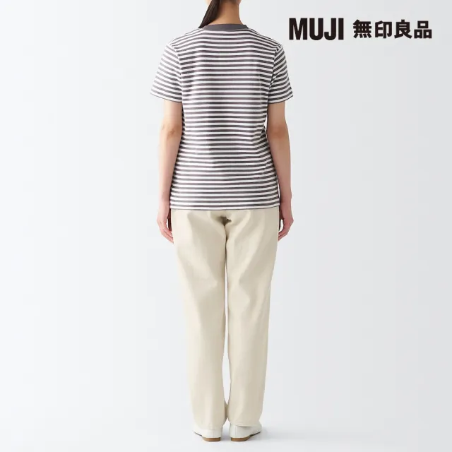 【MUJI 無印良品】女有機棉丹寧直筒褲(原色)