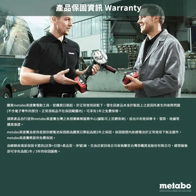 【metabo 美達寶】18V鋰電無刷金屬脈衝三速電鑽 雙5.5電池(BS 18 LTX-3 BL Q I METAL)