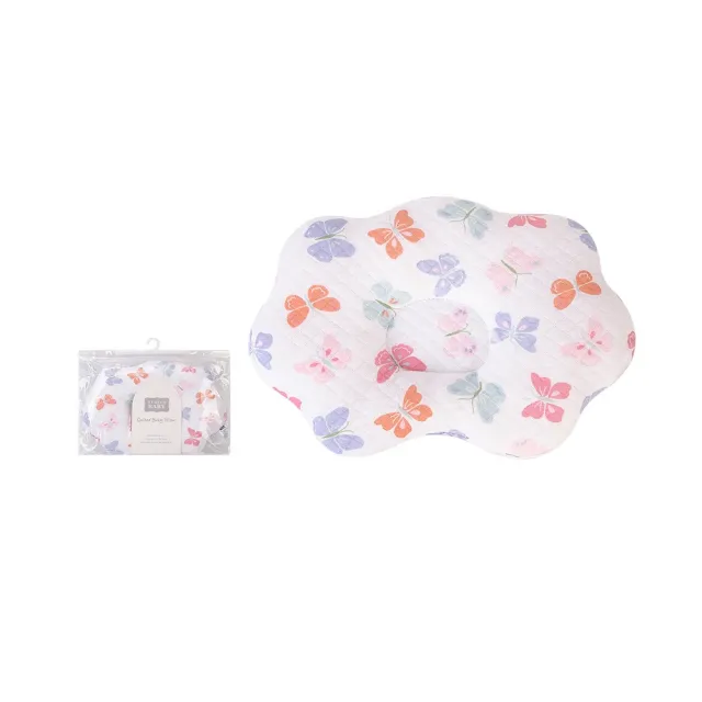 【Luvable Friends】棉柔雲朵3D護頭型嬰兒枕 - 6款可選(現貨速達)