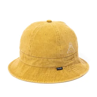 【POLER STUFF】日本限定 PIGMENT BELL HAT 可調式復古鐘形帽 / 厚磅(狼棕色)