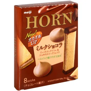 【Meiji 明治】HORN可可風味夾心餅乾(56g)