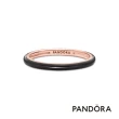 【Pandora 官方直營】Pandora ME 黑色琺瑯戒指