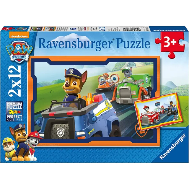 【Ravensburger】維寶拼圖 汪汪隊 2*12片