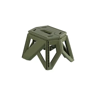 【特力屋】BQ623-2 探險家摺合椅23cm 軍綠
