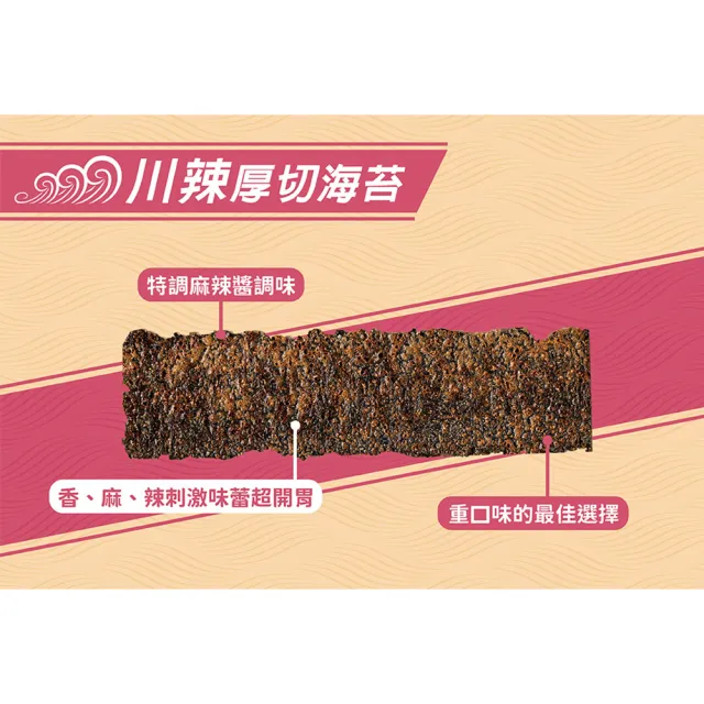 【HUTONG 胡同燒肉】元氣厚切海苔｜涮嘴 薄脆 團購 任選｜零油炸｜多種口味任選(共8包)