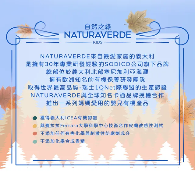 【Naturaverde BIO】自然之綠-冰雪奇緣兒童洗髮沐浴三件組(四歲以上適用/平行輸入)
