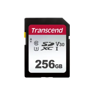 【Transcend 創見】SDC300S SDXC UHS-I U3 V30 256GB 記憶卡(TS256GSDC300S)