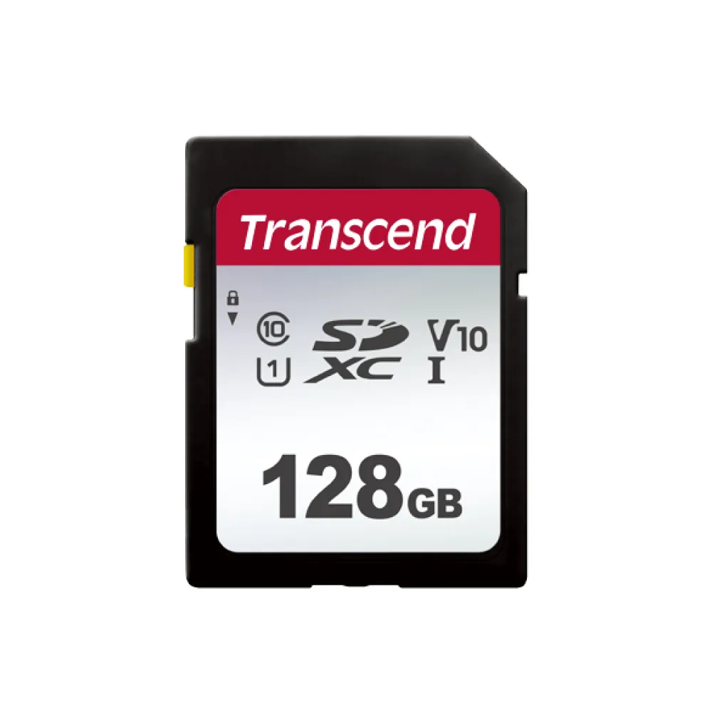 【Transcend 創見】SDC300S SDXC UHS-I U1 128GB 記憶卡(TS128GSDC300S 新舊包裝隨機出貨)