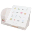 【小禮堂】Snoopy 平板架筆筒收納盒 - 白物品款(平輸品)