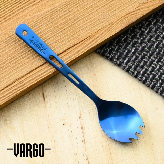 Vargo Titanium Spork 經典純鈦湯叉 紫色 #T209