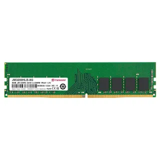 【Transcend 創見】JetRam DDR4 3200  8GB 桌上型記憶體(JM3200HLB-8G)