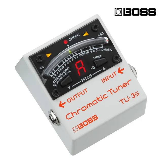 【BOSS】Chromatic Tuner半音階調音器 TU-3S(支援七弦吉他/六弦貝斯)