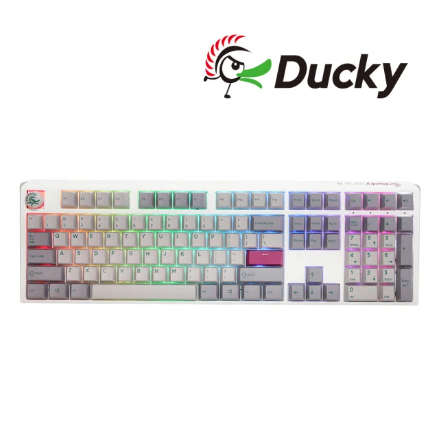 Ducky】One 3 DKON2108ST 100%RGB機械式鍵盤中文雪霧(銀軸/靜音紅軸