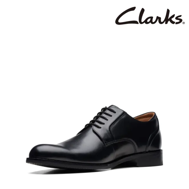 【Clarks】男鞋 Craft Arlo Lace典藏英倫素面紳士鞋 皮鞋(CLM71449D)