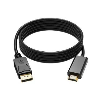 【LineQ】DP轉HDMI 公對公 1.8米影音訊號線
