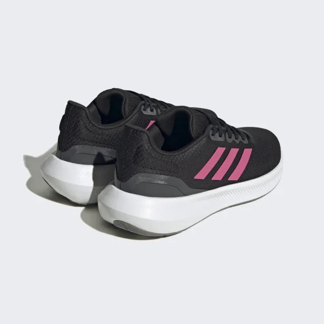 【adidas 愛迪達】Runfalcon 3.0 W 女 慢跑鞋 運動 休閒 跑鞋 透氣 緩震 愛迪達 黑粉(HP7560)