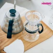 【HARIO】V60經典系列 02黑色60咖啡分享壺600ml(日本製 咖啡壺 手沖 分享壺)