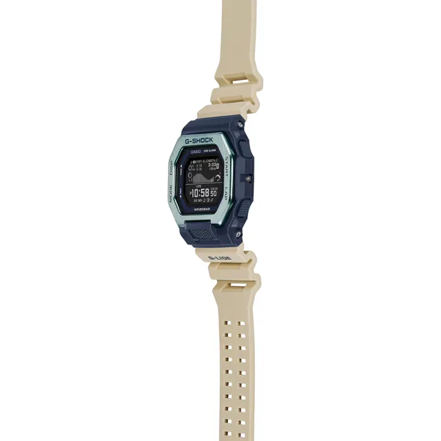 【CASIO 卡西歐】G-SHOCK 衝浪藍芽智慧型手錶 畢業禮物(GBX-100TT-2)