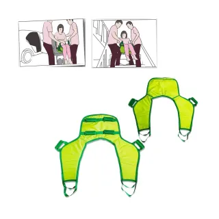 【海夫健康生活館】強生手動病患輸送裝置 未滅菌 JUST 4U 幫幫忙系列 兩人四手搬運帶(TV-122)