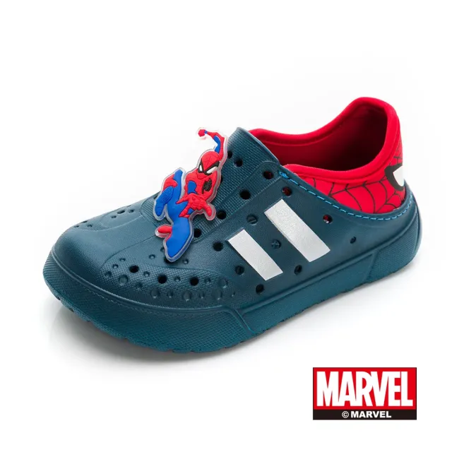 【Disney 迪士尼】現貨 漫威 蜘蛛人 後腳踩拖鞋 童鞋 EVA洞洞鞋-Marvel(台灣製 洞洞鞋)