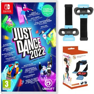 【Nintendo 任天堂】Switch遊戲 舞力全開 2022 Just Dance 2022+JYS跳舞體感腕帶(國際外盒版 支援中文)