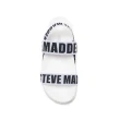【STEVE MADDEN】SWAGGY-SM 彈性寬帶休閒平底涼鞋(白色)