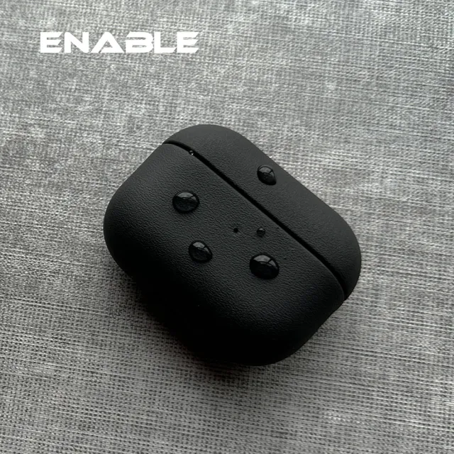 【ENABLE】AirPods Pro 2代/1代 類皮革 防塵抗污保護套/防摔殼(防潑水/防塵/完勝矽膠保護套)