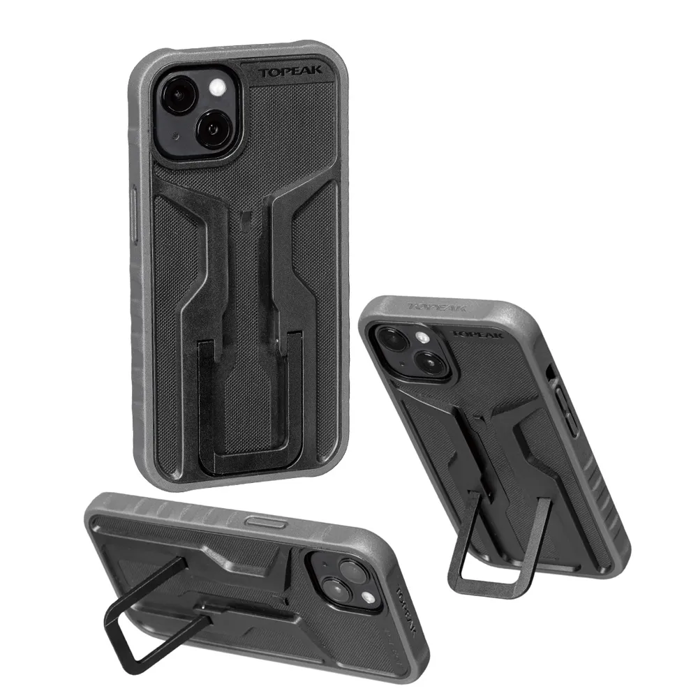 【TOPEAK】RideCase-iPhone 14plus專用抗震防摔手機保護殼-黑(蘋果手機)