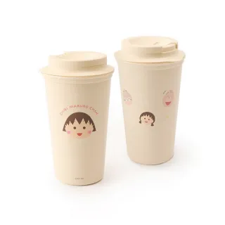【櫻桃小丸子】輕巧耐熱隨行杯(韓國製造 BPA FREE 450ml環保杯 飲料杯 咖啡杯)
