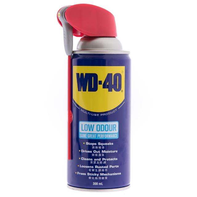 【WD-40】多功能除銹潤滑劑 微氣味 附專利活動噴嘴 300ML