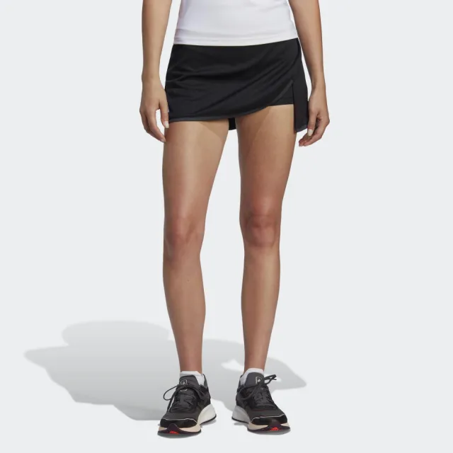 【adidas 愛迪達】短褲 女款 運動褲 亞規 CLUB SKIRT 黑 HS1454