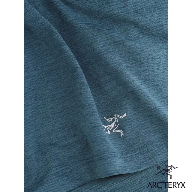 【Arcteryx 始祖鳥官方直營】女 Taema 快乾短袖圓領衫(寧靜雜綠)