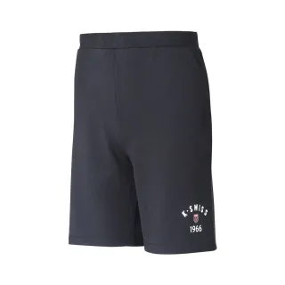 【K-SWISS】棉質短褲 Sweat Shorts-男-黑(108059-008)