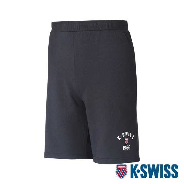 K-SWISS 棉質短褲 Sweat Shorts-男-黑(108059-008)