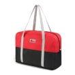 【WEEKEIGHT】簡約雙色大容量可伸縮旅行袋/行李袋/斜背包/側背包(小型)