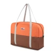 【WEEKEIGHT】簡約雙色大容量可伸縮旅行袋/行李袋/斜背包/側背包(小型)