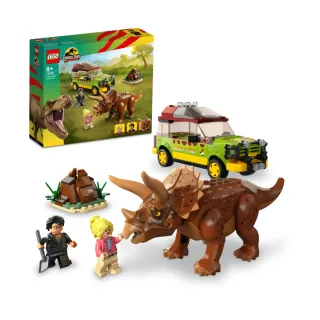 【LEGO 樂高】侏儸紀世界系列 76959 Triceratops Research(恐龍 玩具積木 禮物)