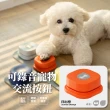 可錄音寵物交流錄音按鈕器(錄音鈴 寵物鈴 訓練 寵物交流 互動 益智玩具 玩具鈴 發聲 寵物用品)