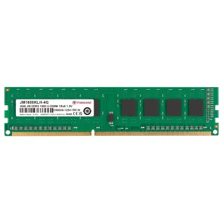 【Transcend 創見】JetRam DDR3 1600 4GB 桌上型記憶體(JM1600KLH-4G)