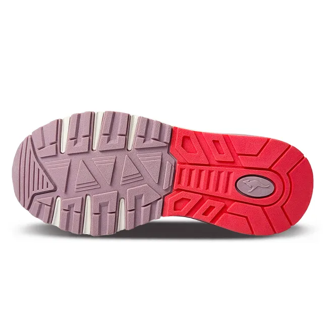【KangaROOS 美國袋鼠鞋】童鞋 CAPSULE 機能運動 太空氣墊跑鞋(粉-KK31953)