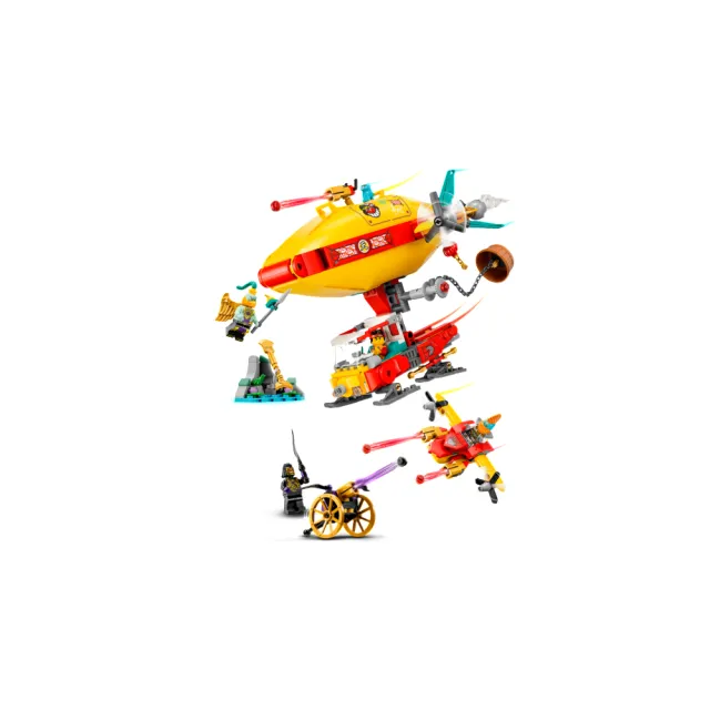 【LEGO 樂高】悟空小俠系列 80046 悟空小俠雲霄飛船(益智玩具 兒童積木)